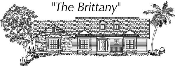 The Brittany front elevation - click to view larger image in new window