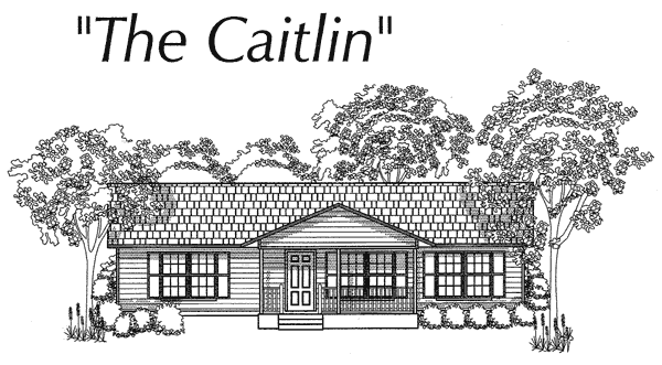 The Caitlin front elevation - click to view larger image in new window