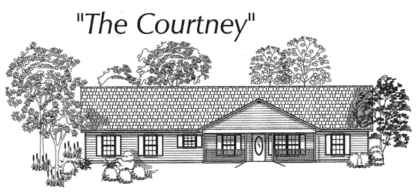 The Courtney front elevation - click to view larger image in new window