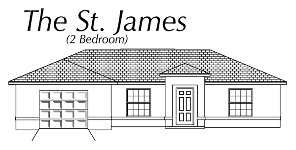 The St. James 2BR
 front elevation - click to view larger image in new window