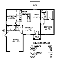 The St. James 2BR - click to view floorplan